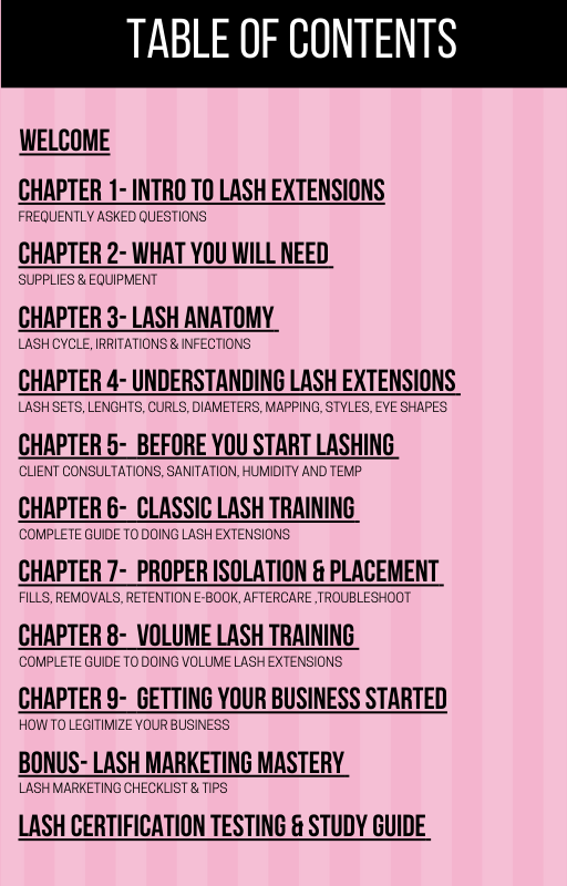 Lash Tech Success Blueprint | Start & Grow Your Lash Extension Business